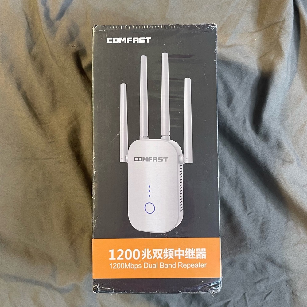 Comfast 1200 Mbps Dual Band Repeater Wifi Extender Booster New
